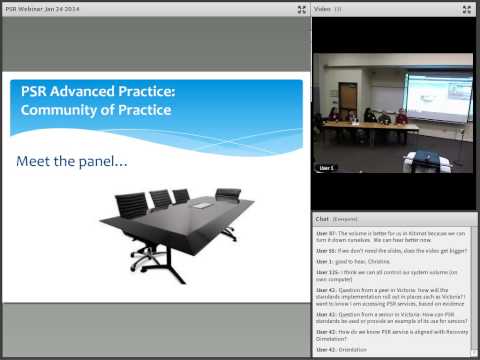 Webinar 1: BC PSR AP: Best Practices & Advancing Practice