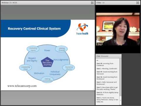 Webinar 21: Implementing the Recovery Centred Clinical System (RCCS)