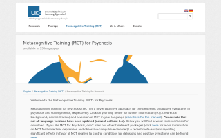 Webinar 32: Metacognitive Training for Psychosis